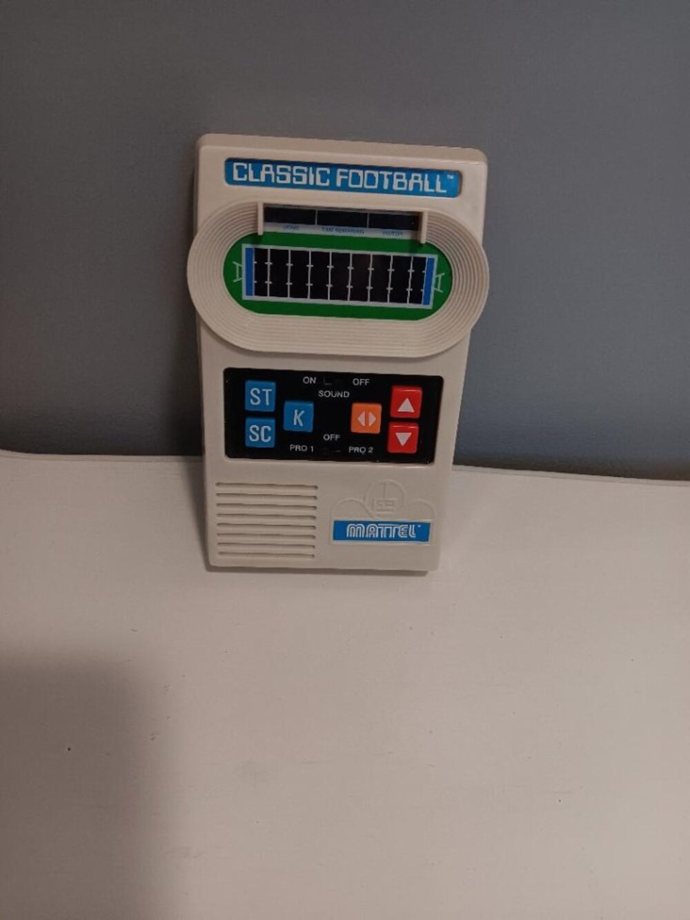 2000 Mattel Hand Held Battery Football Game
